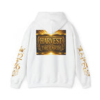 Harvest of the Earth Hoodie — Gold Crest Back Print with 2•26 Sleeve Design