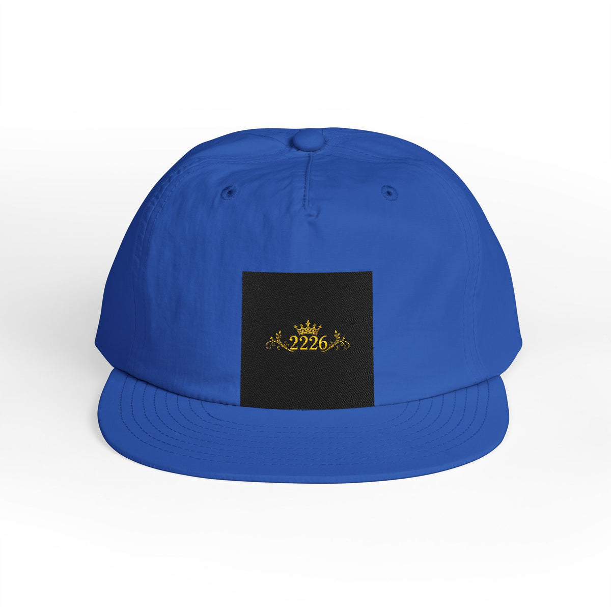 Surf Cap - Minimal Gold Wave Embroidered Patch Hat