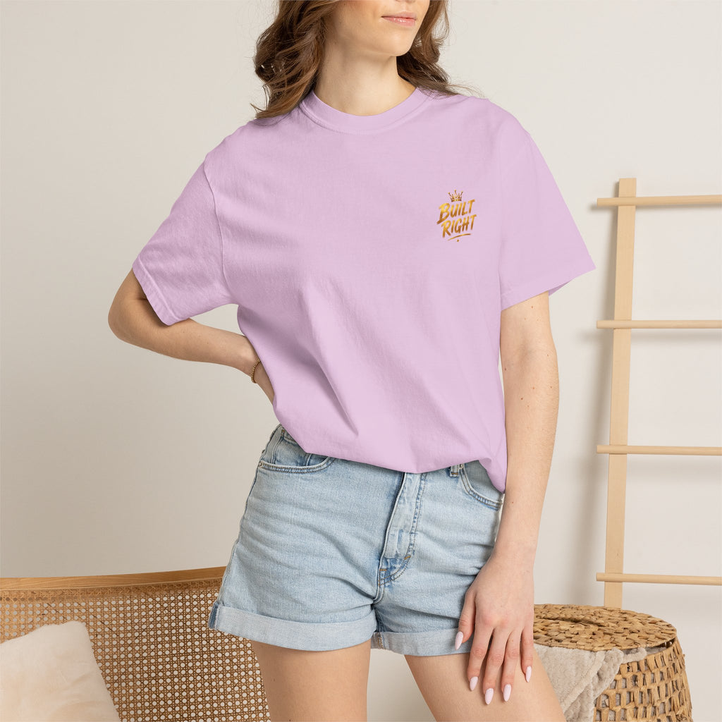 Built Right Lion T-Shirt — Strong, Wise & Faithful Christian Tee