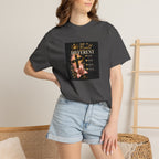 Christian Faith T-Shirt — "She Is Built Different" Floral Cross Tee