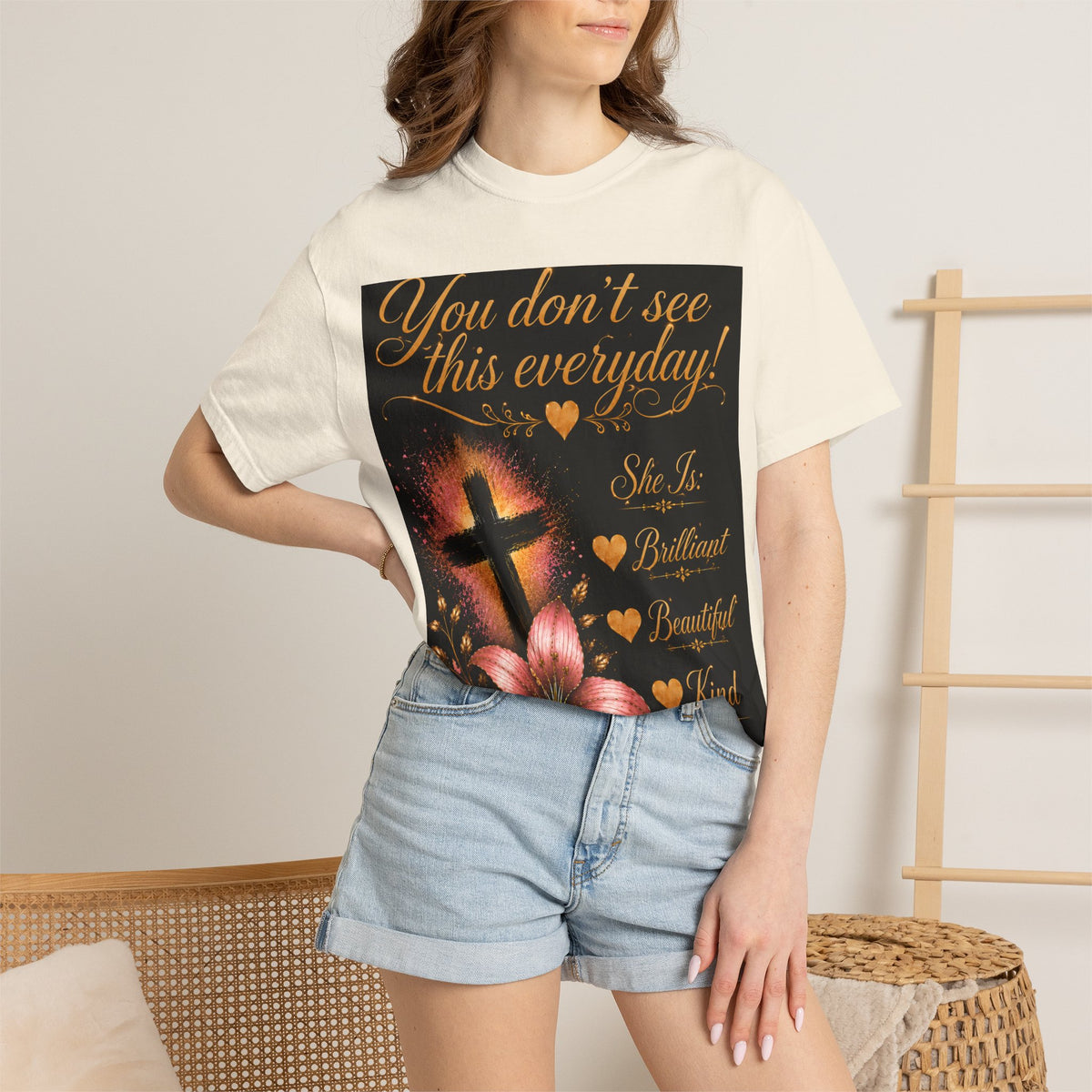 Religious T-Shirt — "You Don't See This Everyday" / Kingdom Living Lion Tee