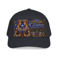 Gemini Zodiac Mid Profile Baseball Cap — Twin Constellation Astrology Design