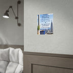 Motivational City View Poster – “You Don’t Need to Have It All Figured Out” Inspirational Wall Art
