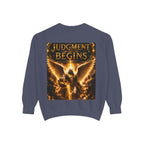 Revelation Chapter 16 Sweatshirt — "Judgment Begins" Apocalyptic Graphic