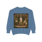 Virgo Sweatshirt — Zodiac Owl Virgo Symbol Crewneck