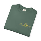 2226 Minimalist Chest Logo Tee — Subtle Gold Graphic T-Shirt