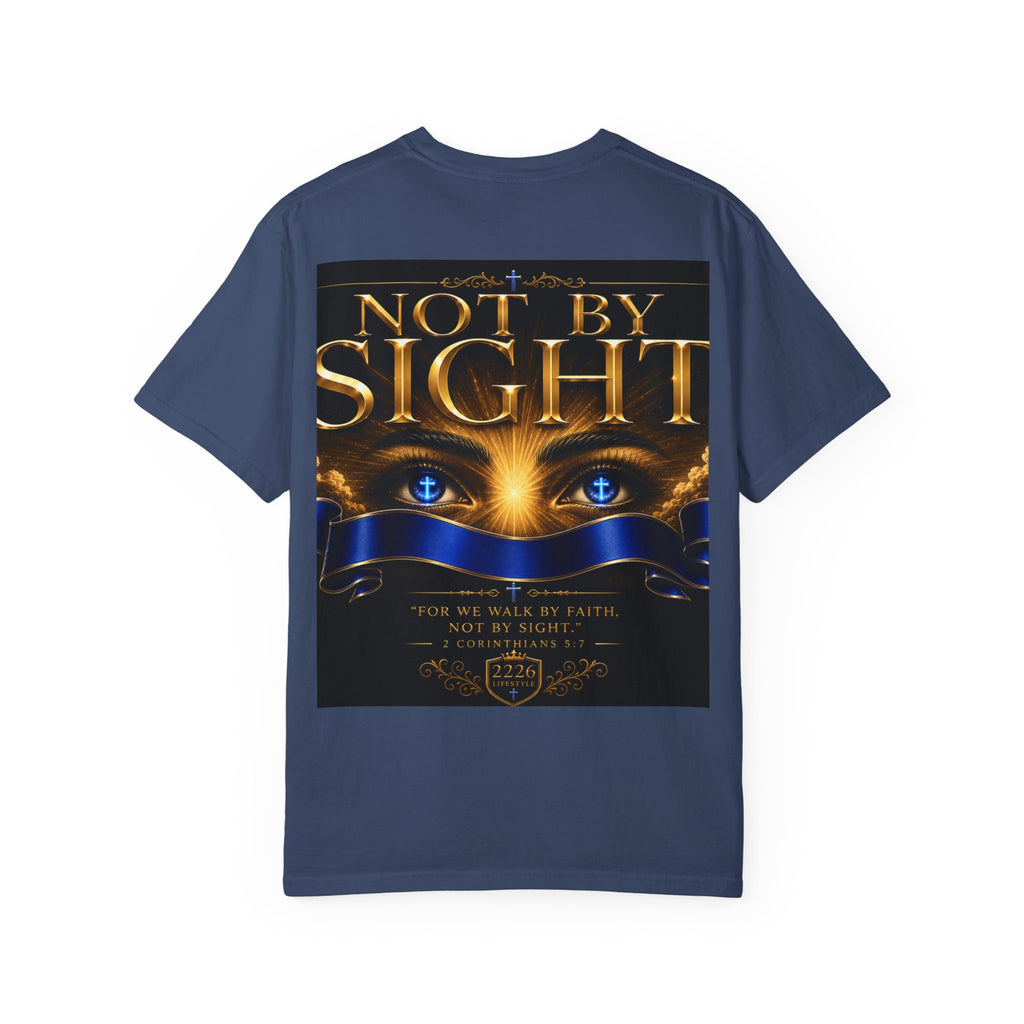 T-Shirt - "Walk By Faith / Not By Sight" Inspirational Christian Tee