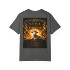 Spooktacular Revelation T-Shirt — "The Victory Lamb" Christian Halloween Graphic Tee