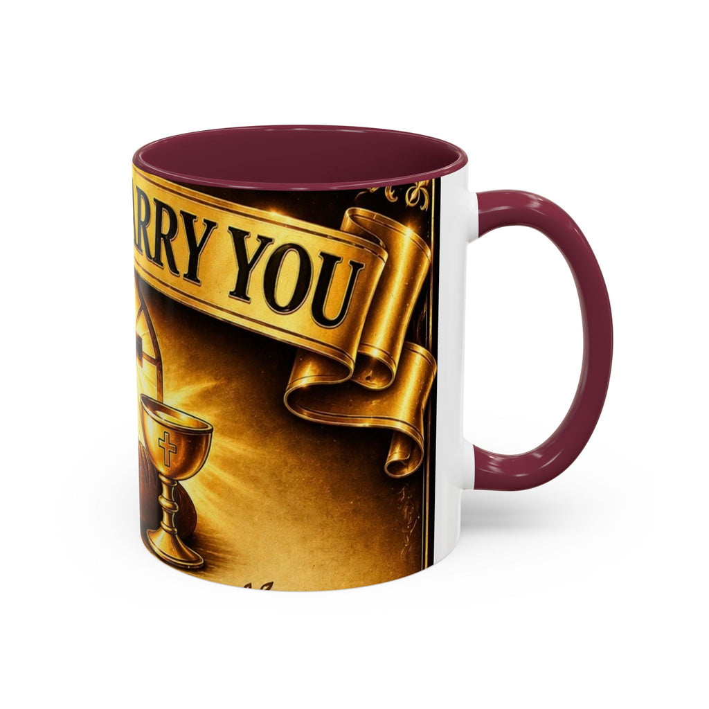 Religious Communion Mug — 'I Will Carry You' Coffee Cup (11oz/15oz)