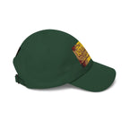 Revelation Chapter 14 Dad Cap — Vintage Gold Lettering Baseball Hat