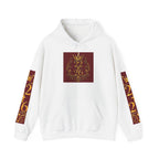 Hoodie “22•26” Regal Crest Pullover — Maroon & Gold Crowned Design