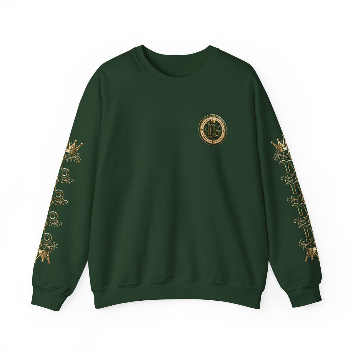 Capricorn Hip-Hop Crewneck Sweatshirt — Zodiac Goat Graphic Pullover