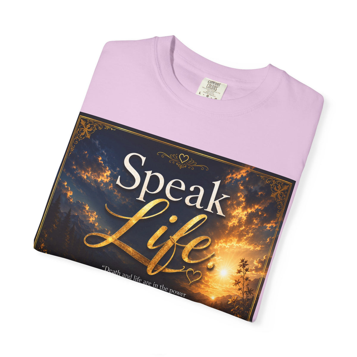 Christian Inspirational T-Shirt — "Speak Life" & "Still on the Throne" Faith Graphic Tee