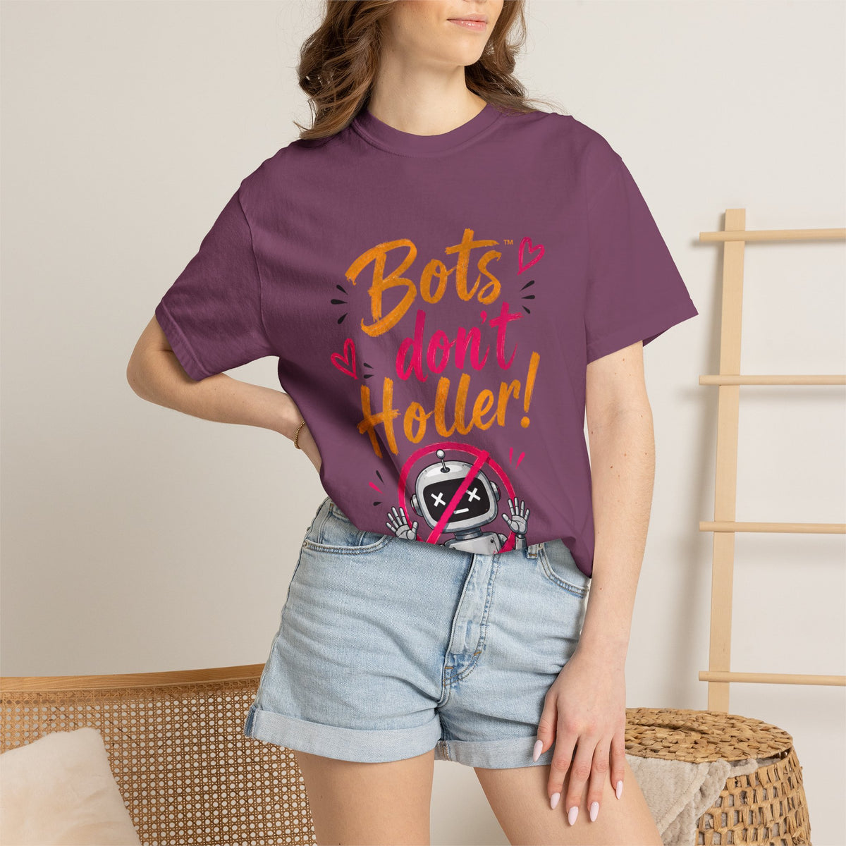 Bots Don't Holler! I Do T-Shirt — Funny Customer Service Representative Tee