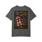 Kingdom Living Lion T-Shirt — Inspirational Christian Cross Floral Tee