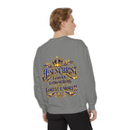 Religious Sweatshirt — “Jesus Christ Today, Tomorrow and Forever More” Crown Graphic