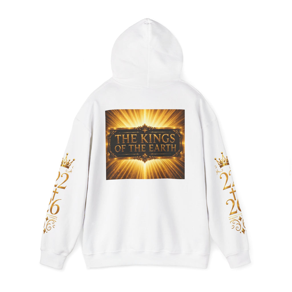 The Kings of the Earth Hoodie – Gold Radiant Graphic Pullover