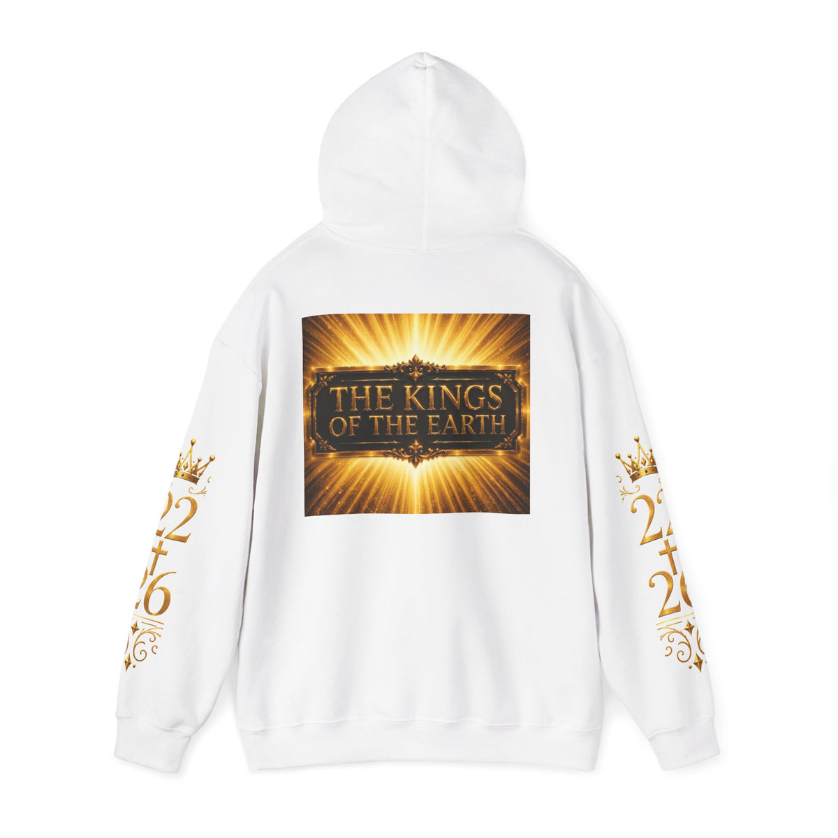 The Kings of the Earth Hoodie – Gold Radiant Graphic Pullover