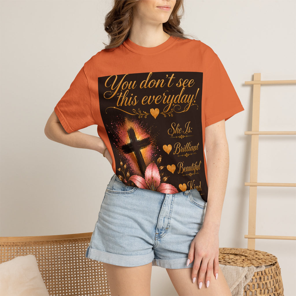 Christian Inspirational T-Shirt — "Not By Sight" / "You Don’t See This Everyday" Design