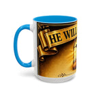 Religious Communion Mug — 'I Will Carry You' Coffee Cup (11oz/15oz)