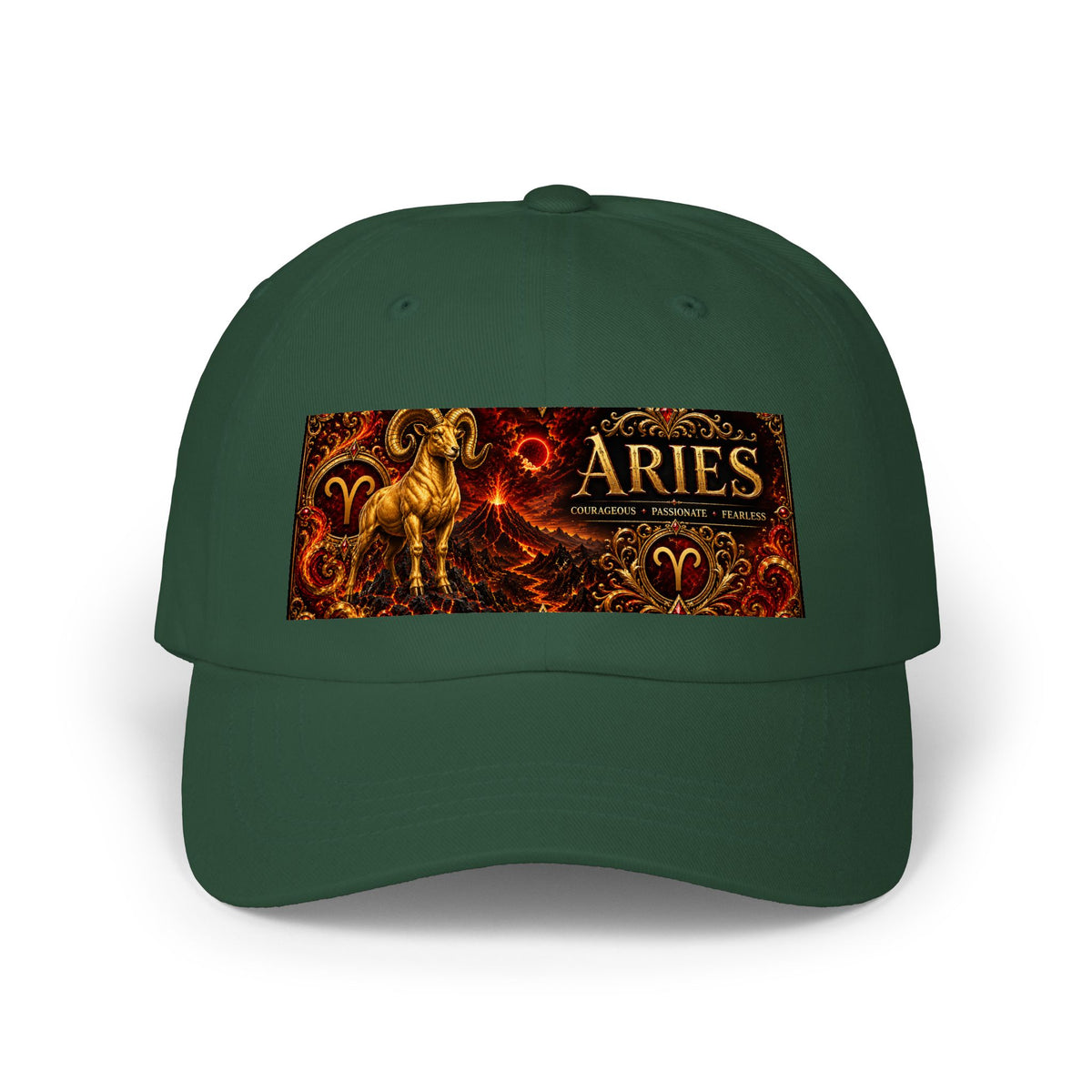 Aries Zodiac Dad Cap — Classic Astrological Ram Baseball Hat