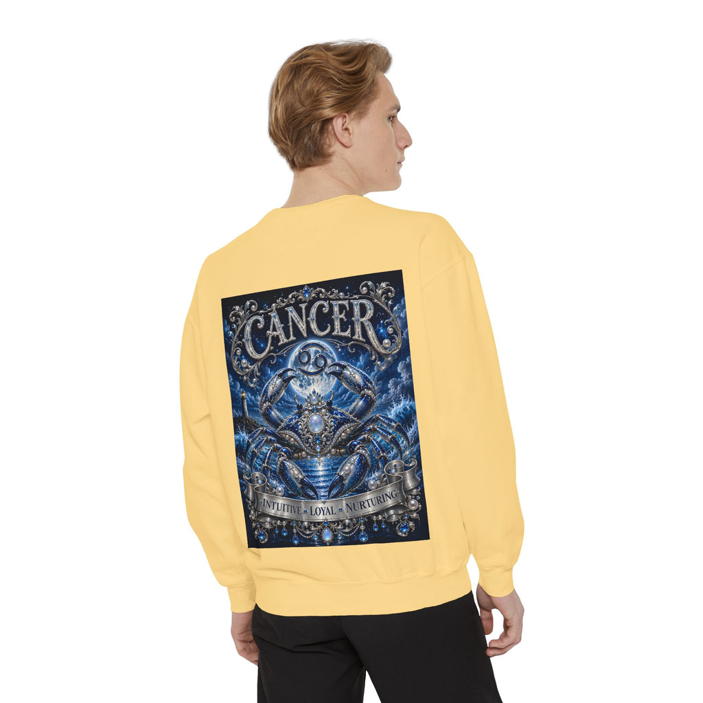 Cancer Zodiac Sweatshirt — Blue Crab Astrology Crewneck