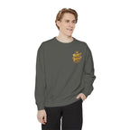 Built Right Sweatshirt — "Built Right: Beautiful. Brilliant." Gold Script Crewneck