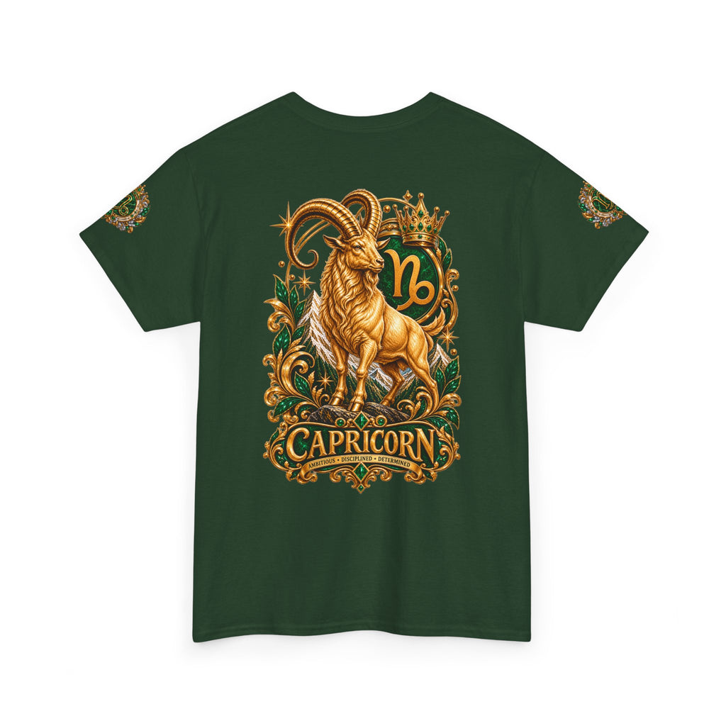 Capricorn Zodiac T-Shirt — Golden Goat Astrology Tee