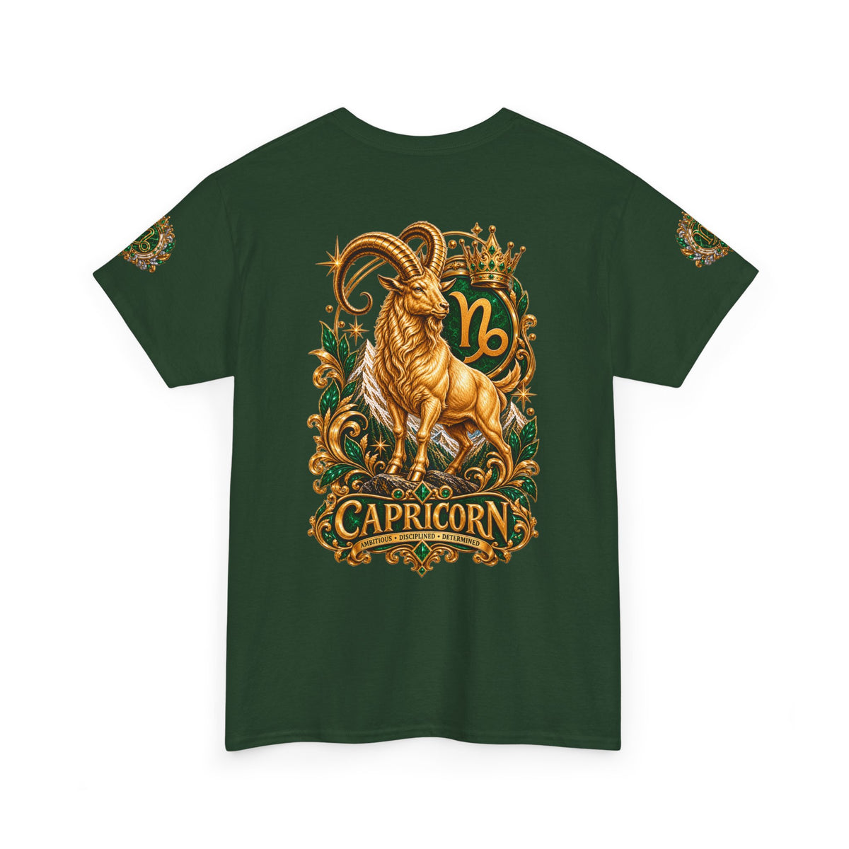 Capricorn Zodiac T-Shirt — Golden Goat Astrology Tee