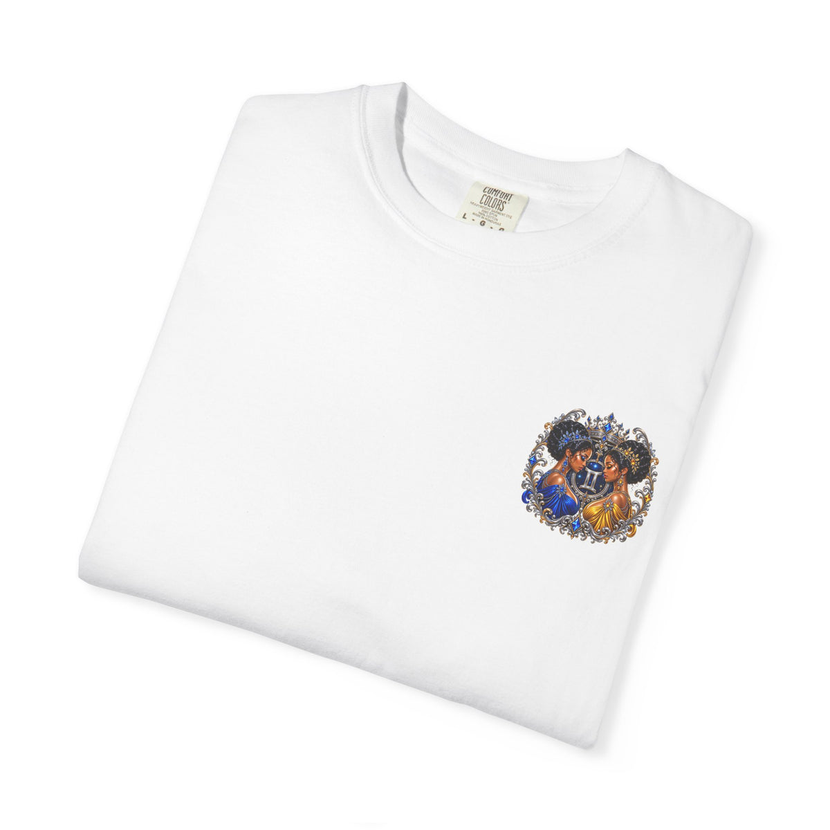 Gemini Zodiac T-Shirt — Twin Goddesses Astrology Graphic Tee