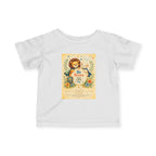 Infant Tee — "Be Brave" Lion Nursery Baby Shirt (Faith-Inspired)