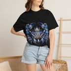 Cancer Zodiac Crab T-Shirt — Blue Astrology Tee (Cancer: Intuitive • Loyal • Nurturing)