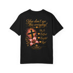 Christian Cross Floral T-Shirt — “You Don’t See This Everyday” Inspirational Tee