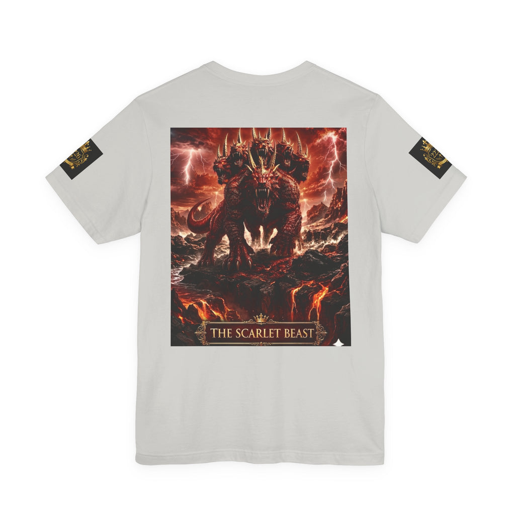 The Scarlet Beast T‑Shirt — Fiery Dragon Graphic Tee