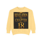 Revelation Chapter 18 Sweatshirt - Angelic Apocalyptic Graphic Crewneck