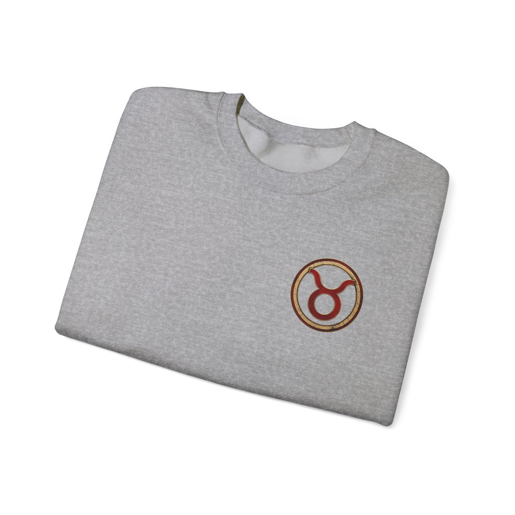 Taurus Zodiac Crewneck Sweatshirt — Bull Constellation Graphic