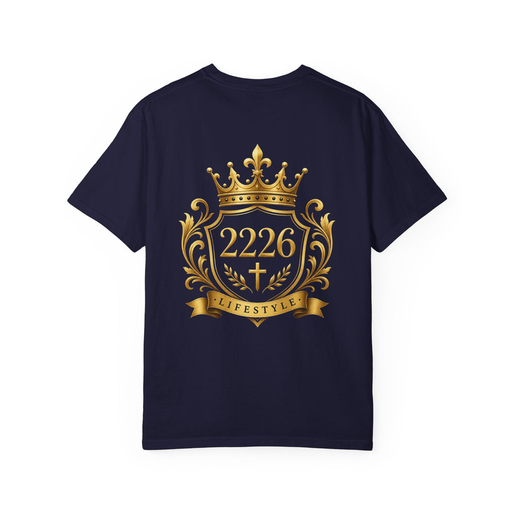 Royal Crest 2226 T-Shirt — Gold Crown Emblem Tee