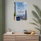 Motivational City View Poster – “You Don’t Need to Have It All Figured Out” Inspirational Wall Art