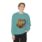 Scorpio Zodiac Sweatshirt — Regal Gold Scorpion Astrological Crewneck