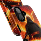 Flaming Angel Warrior Phone Case — Tough Magnetic Armor