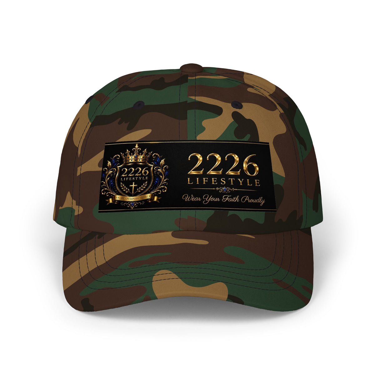 2226 Lifestyle Embroidered Dad Cap — Classic Crest Logo Hat