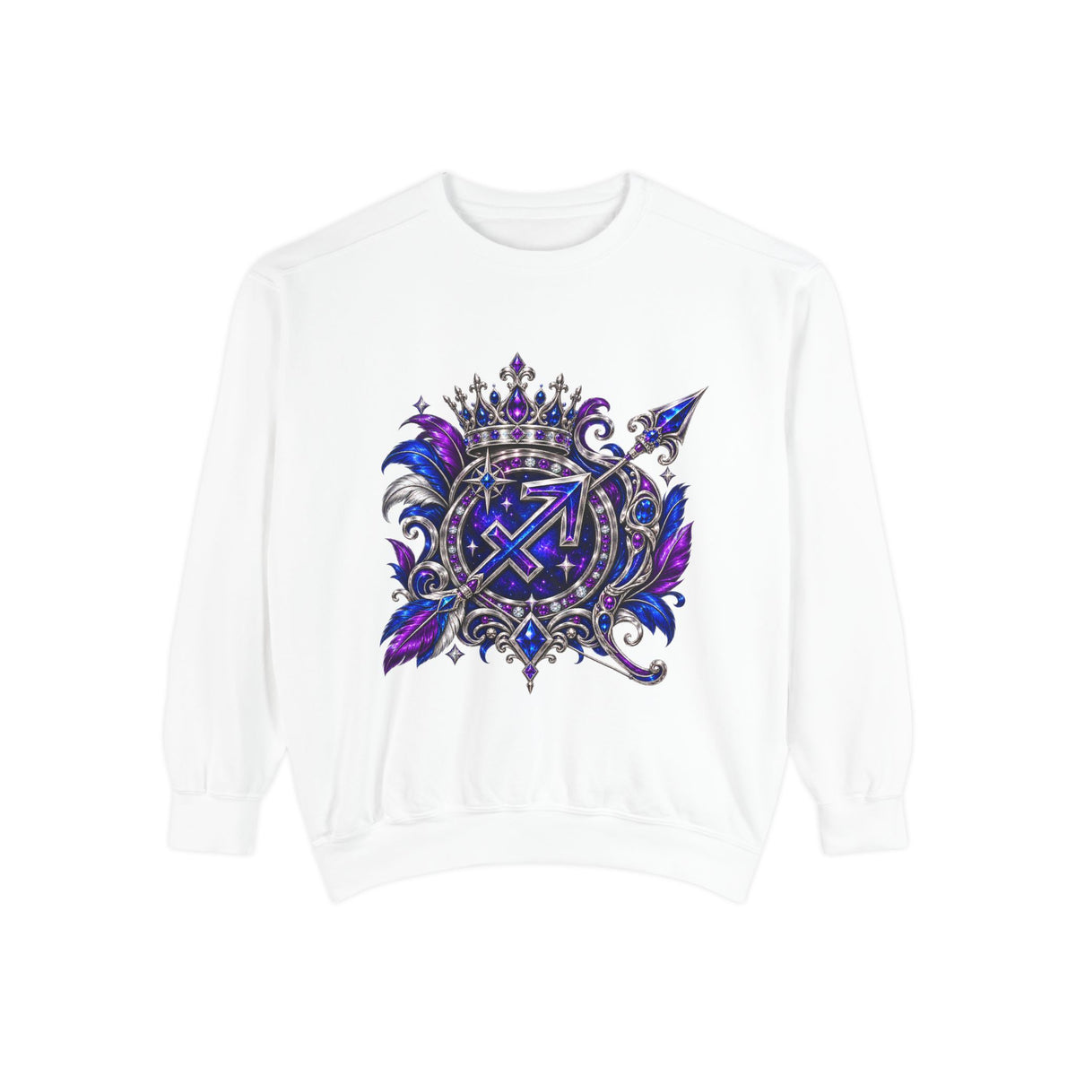 Sagittarius Zodiac Sweatshirt — Celestial Archer Graphic Pullover