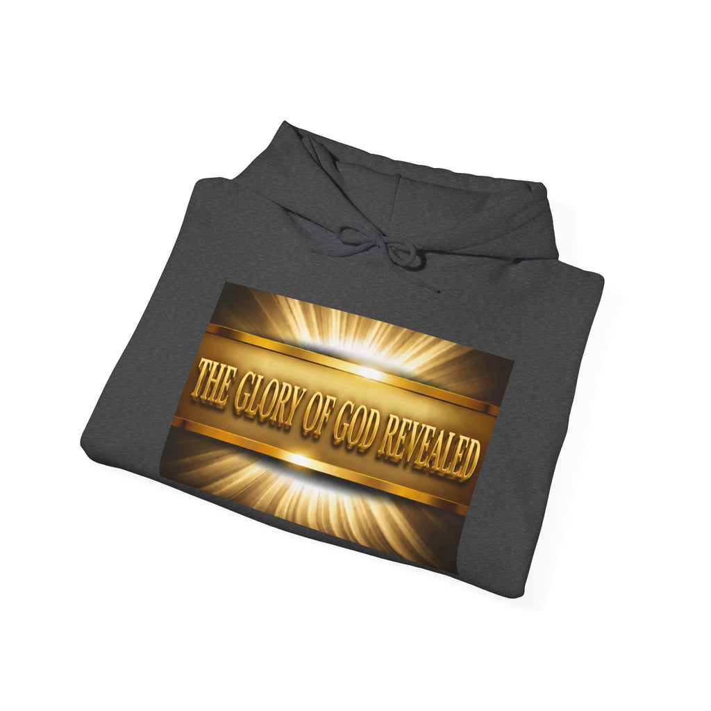Religious Hoodie - "The Lamb on Mount Zion" Gold Faith Sweatshirt