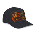 Aries Zodiac Baseball Cap — Ram Astrology Hat with 'Aries' Text