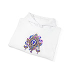 Libra Zodiac Hoodie — Celestial Scales Astrology Graphic Pullover