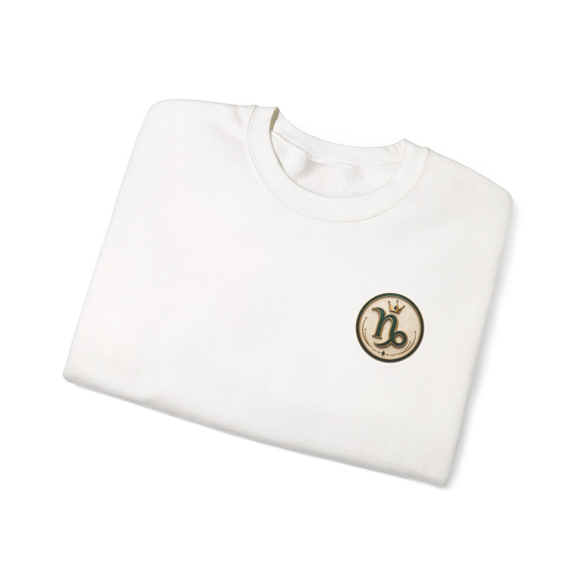 Capricorn Zodiac Crewneck Sweatshirt — Goat Astrology Graphic Pullover