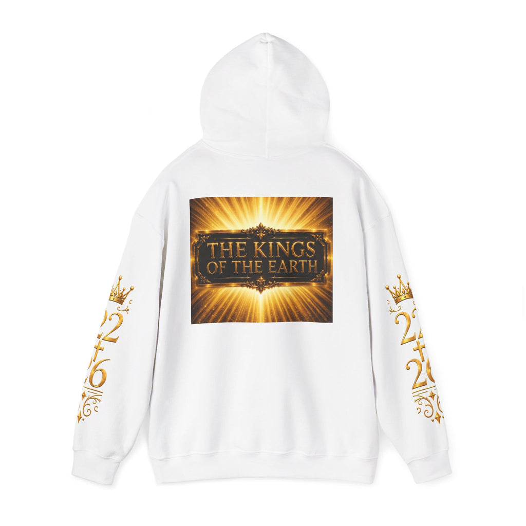 Kings of the Earth Hoodie — "The Kings of the Earth" Gold Radiant Graphic Sweatshirt