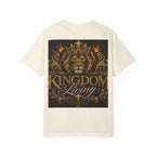 JC & Cross Kingdom Living Lion T-Shirt — Christian Faith Crown Graphic Tee