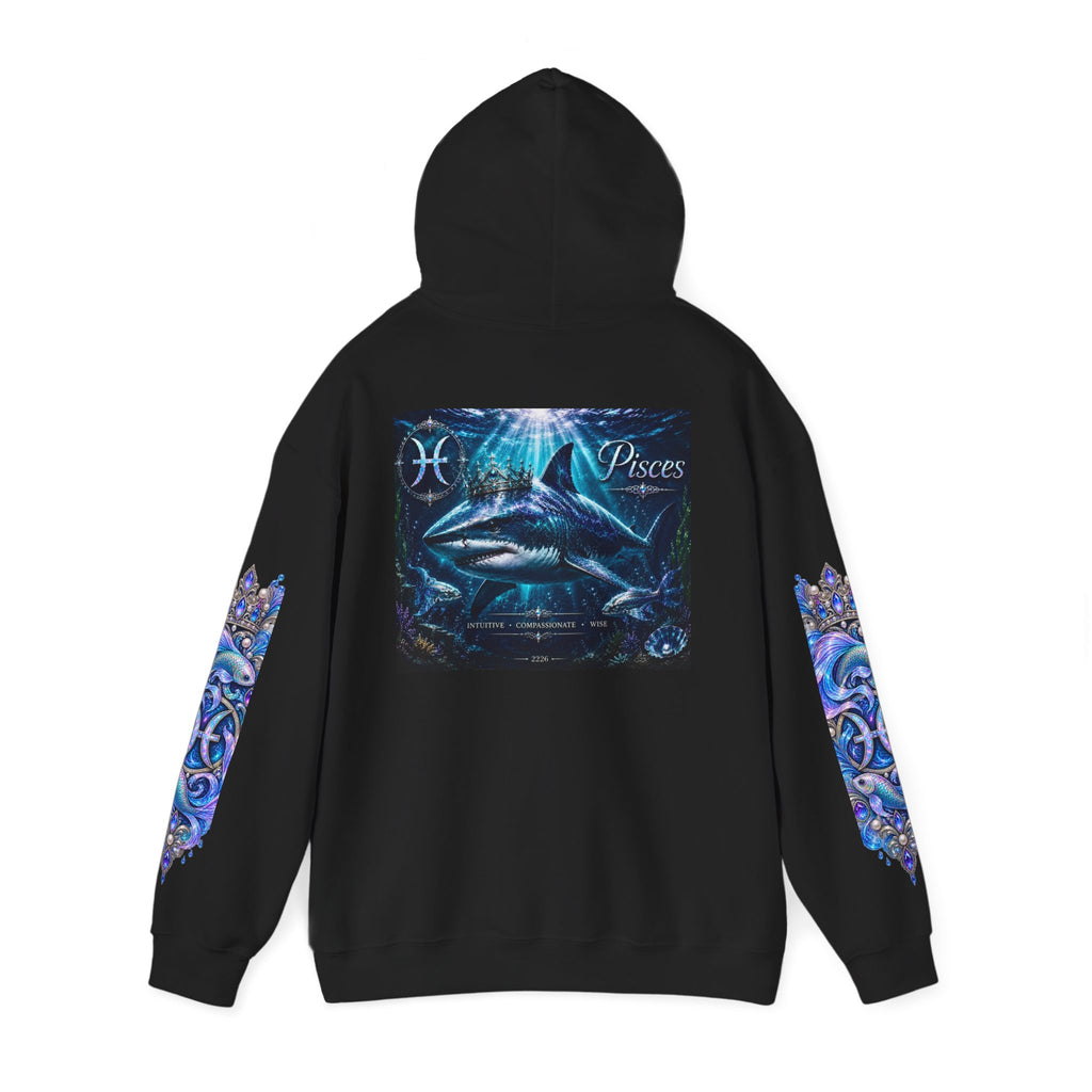 Pisces Hoodie - Astrological Pisces Fish Zodiac Graphic Sweatshirt