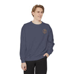 Religious Sweatshirt — “Jesus Christ Today, Tomorrow and Forever More” Crown Graphic